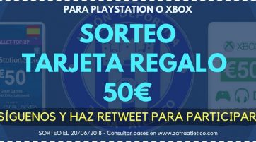 Sorteo de una tarjeta regalo de 50€ para PSN o XBOX