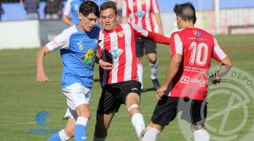 Acción del partido CD Zafra - San Serván