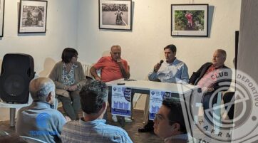 Algunos miembros de la nueva gestora del CD Zafra