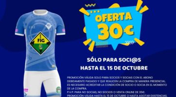 Anuncio de la oferta de camisetas del CD Zafra