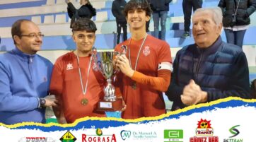 Imagen de la entrega de trofeos